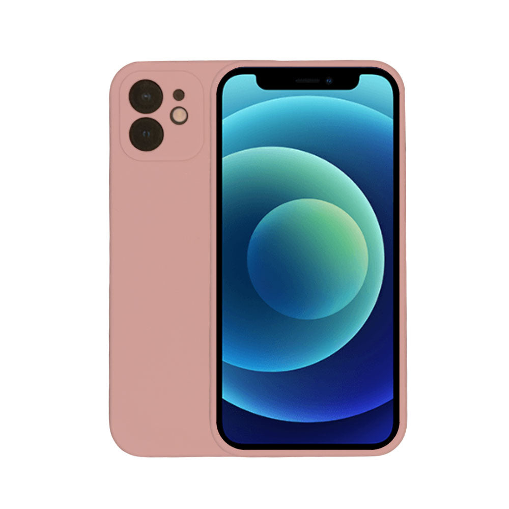 Telefoonhoesje Geschikt voor
iPhone 12 Pro Max siliconen hoesje - Backcover Siliconen Case - Zalm