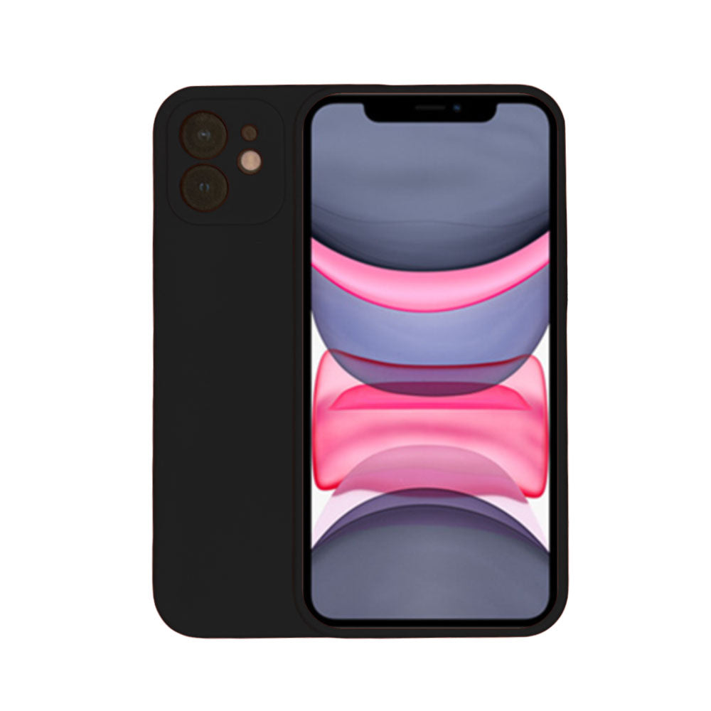 Telefoonhoesje Geschikt voor
iPhone 11 siliconen hoesje - Backcover Siliconen Case - Zwart