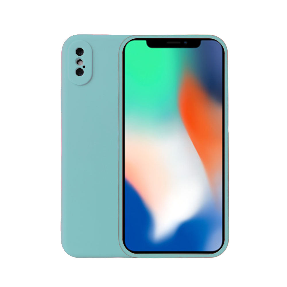 Telefoonhoesje Geschikt voor
iPhone Xr siliconen hoesje - Backcover Siliconen Case - Blauw