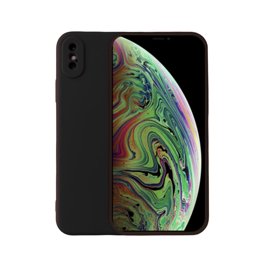 Telefoonhoesje Geschikt voor
iPhone Xs Max siliconen hoesje - Backcover Siliconen Case - Zwart