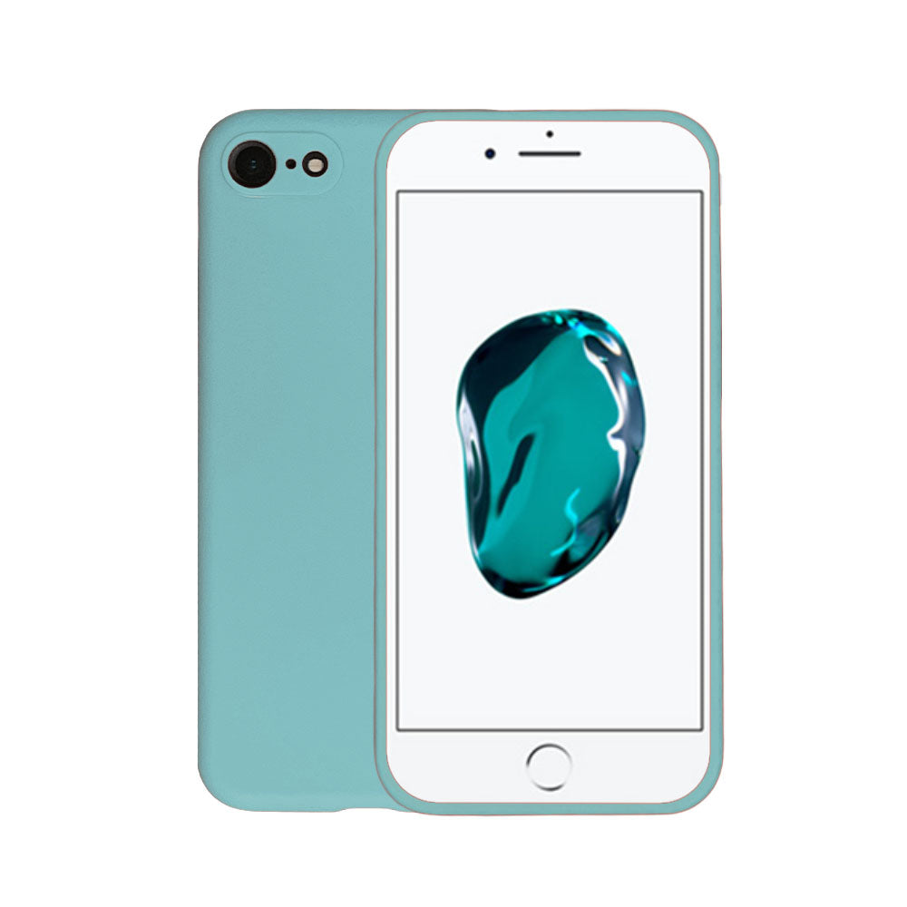 Telefoonhoesje Geschikt voor
iPhone 7/8 siliconen hoesje - Backcover Siliconen Case - Blauw
