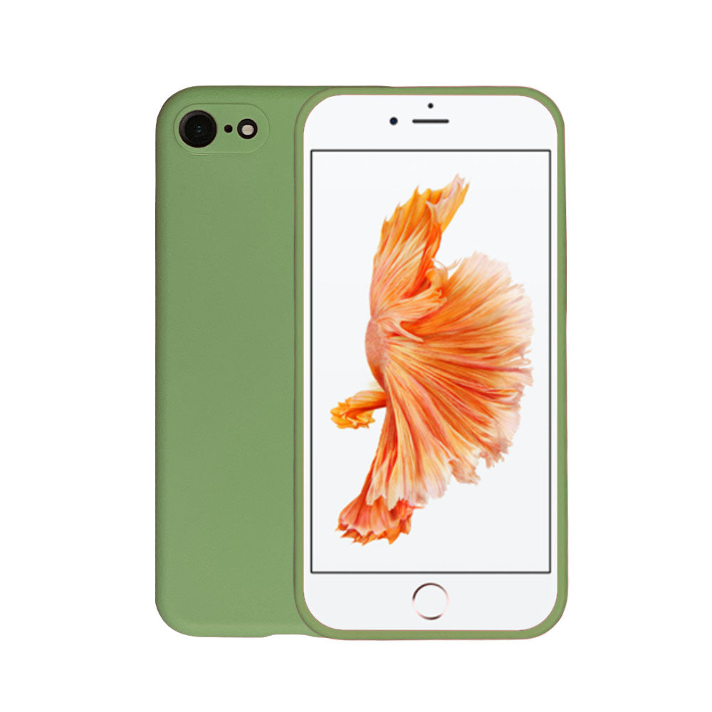 Telefoonhoesje Geschikt voor
iPhone 6/6s siliconen hoesje - Backcover Siliconen Case - Groen