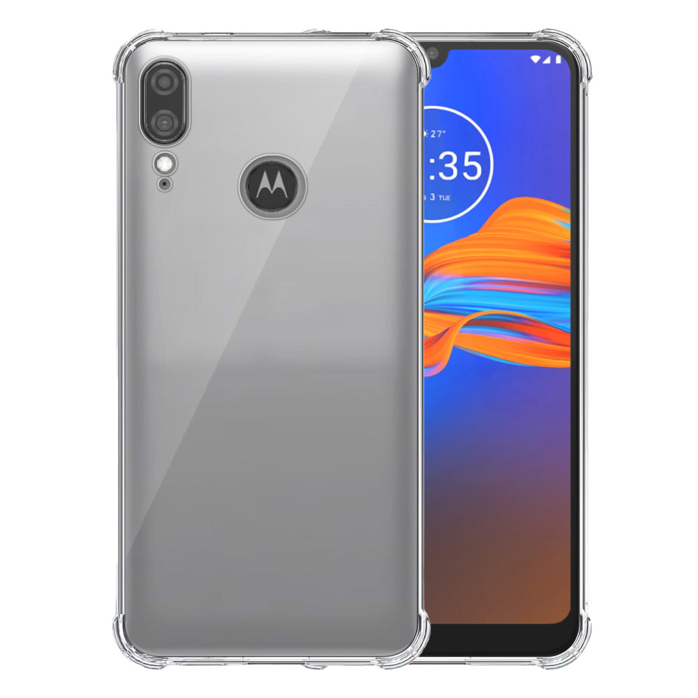 Telefoonhoesje Geschikt voor Motorola
Moto E6 Plus Transparant - Shockproof TPU Siliconen Case met Stootrand
Doorzichtig - Smartphonica
