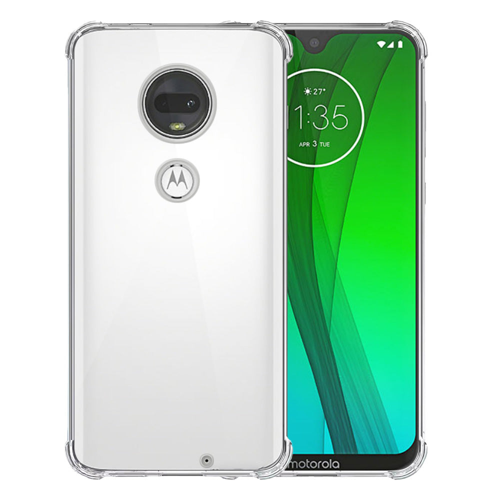 Telefoonhoesje Geschikt voor Motorola
Moto G7 Transparant - Shockproof TPU Siliconen Case met Stootrand Doorzichtig
- Smartphonica