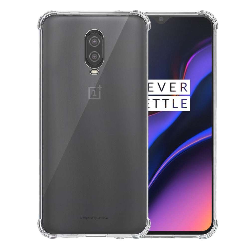 Telefoonhoesje Geschikt voor OnePlus 6T
Transparant - Shockproof TPU Siliconen Case met Stootrand Doorzichtig -
Smartphonica