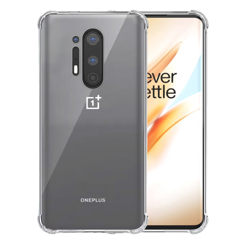 Telefoonhoesje Geschikt voor OnePlus 8
Pro Transparant - Shockproof TPU Siliconen Case met Stootrand Doorzichtig -
Smartphonica