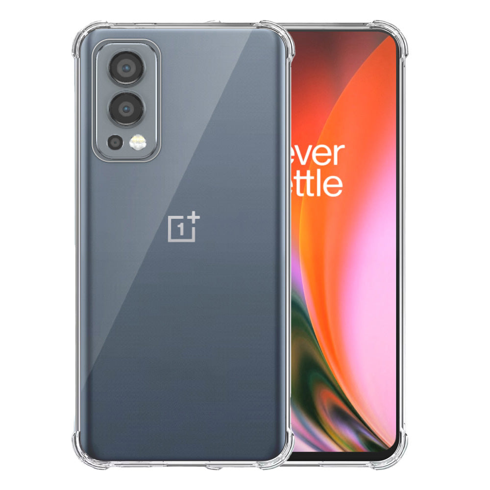 Telefoonhoesje Geschikt voor OnePlus Nord
2 Transparant - Shockproof TPU Siliconen Case met Stootrand Doorzichtig -
Smartphonica