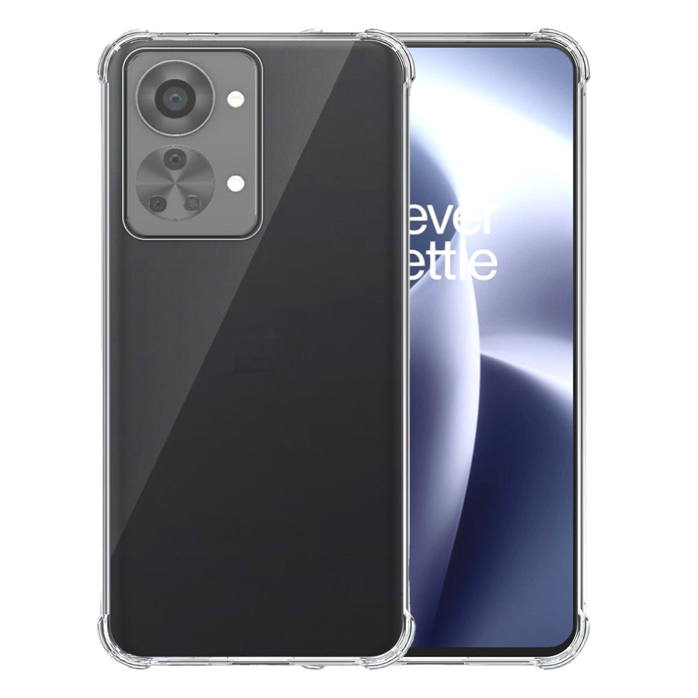 Telefoonhoesje Geschikt voor OnePlus Nord
2T Transparant - Shockproof TPU Siliconen Case met Stootrand Doorzichtig -
Smartphonica
