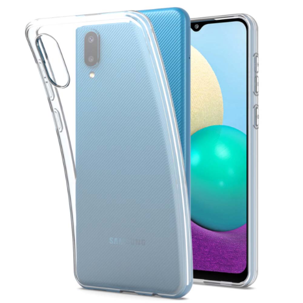 Telefoonhoesje
Geschikt voor Samsung Galaxy A02 Transparant Siliconen - Doorzichtig Clear
Case Back Cover