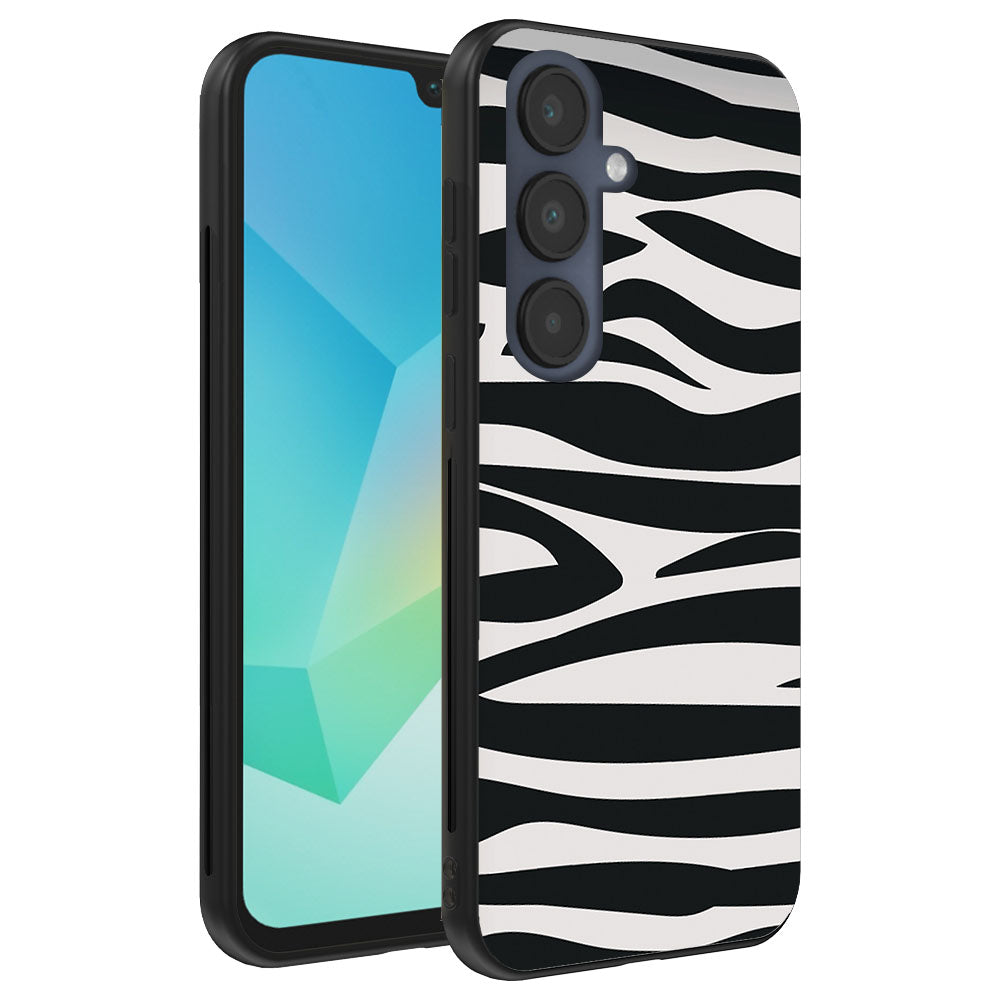 Telefoonhoesje
Geschikt voor Samsung Galaxy A16 met zebra opdruk - TPU backcover case zebra
design - Zwart Wit