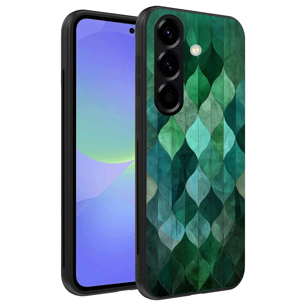 Telefoonhoesje
Geschikt voor Samsung Galaxy A36 met groene bladeren opdruk - TPU backcover
case green leafs design