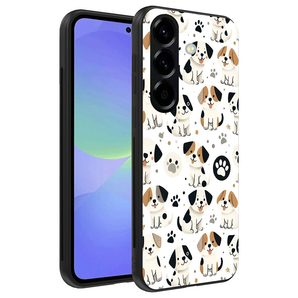Telefoonhoesje
Geschikt voor Samsung Galaxy A36 met honden opdruk - TPU backcover case dog
design