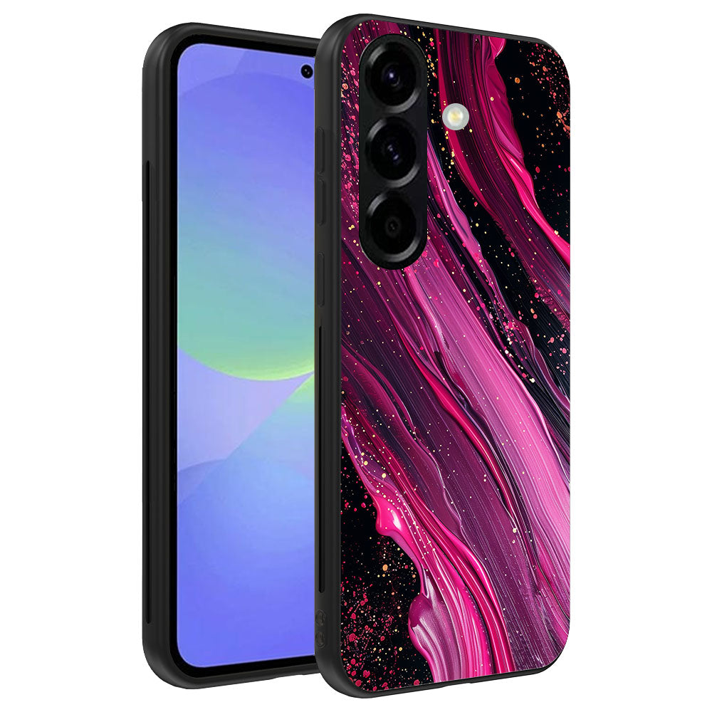 Telefoonhoesje
Geschikt voor Samsung Galaxy A36 met marmer opdruk - TPU backcover case
marble design - Paars Roze