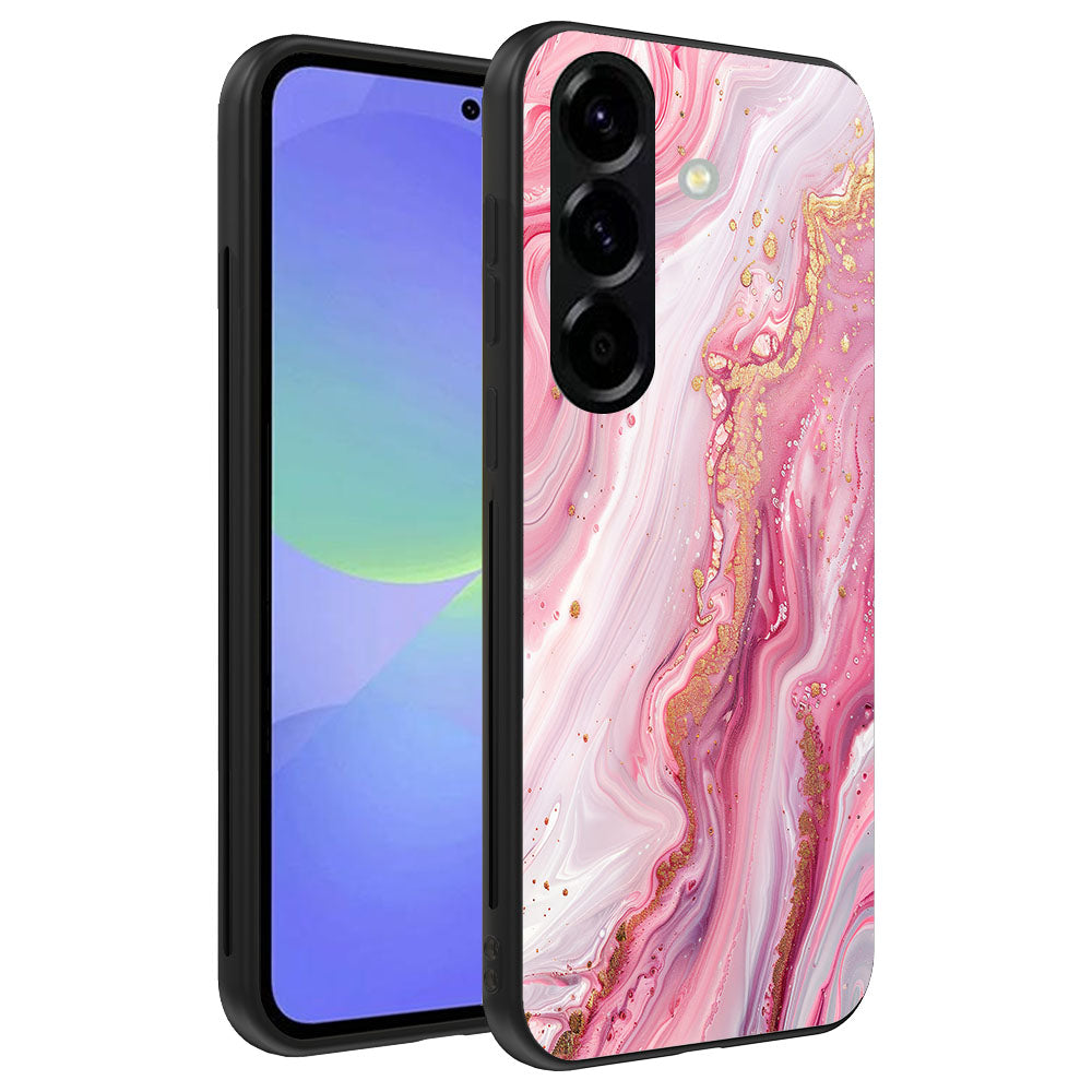 Telefoonhoesje
Geschikt voor Samsung Galaxy A36 met marmer opdruk - TPU backcover case
marble design - Roze