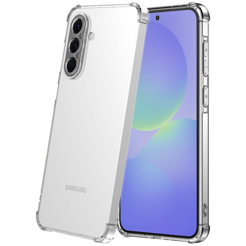 Geschikt voor Samsung Galaxy A36
Telefoonhoesje Transparant met Stootrand - Shockproof TPU Siliconen Back
Cover Case Doorzichtig - Smartphonica