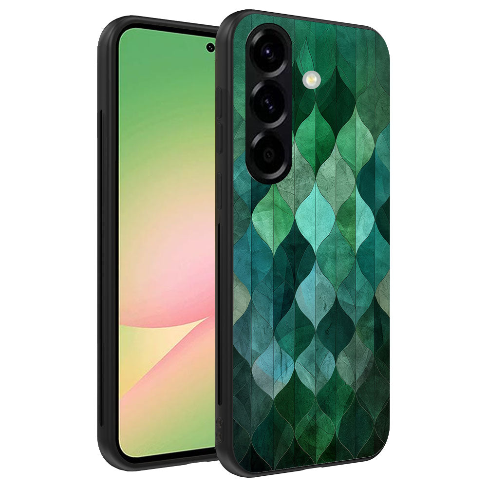 Telefoonhoesje
Geschikt voor Samsung Galaxy A56 met groene bladeren opdruk - TPU backcover
case green leafs design