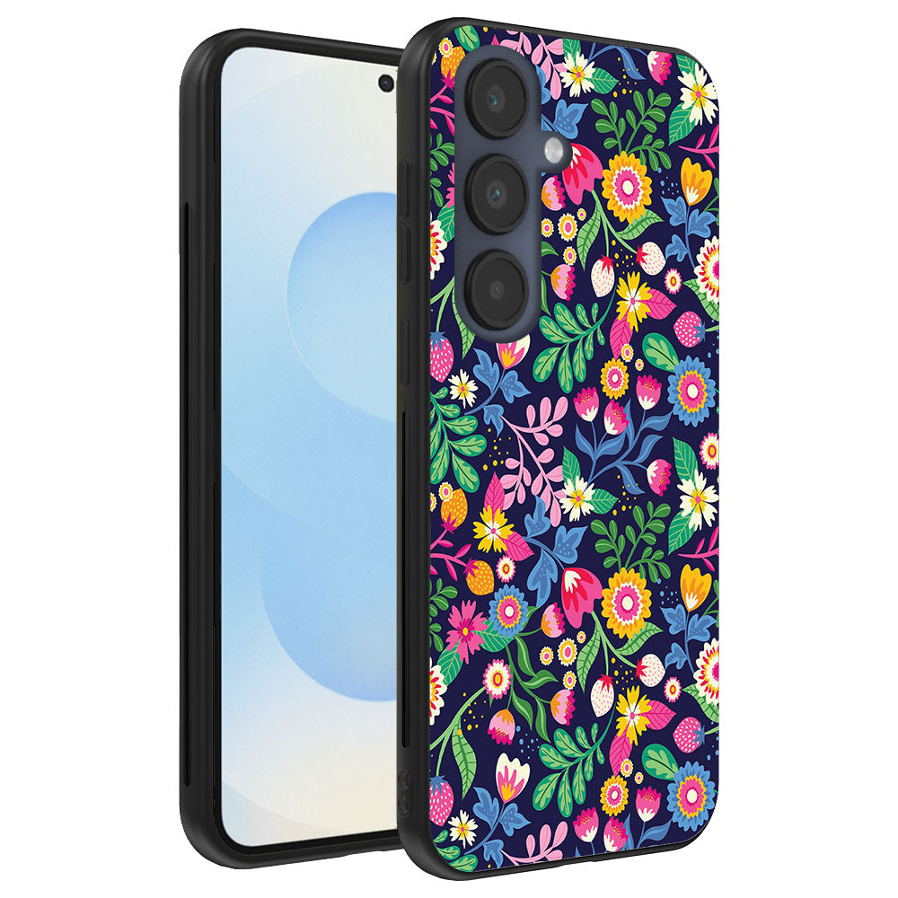 Telefoonhoesje
Geschikt voor Samsung Galaxy S25 met bloemen opdruk - TPU backcover case
flower design