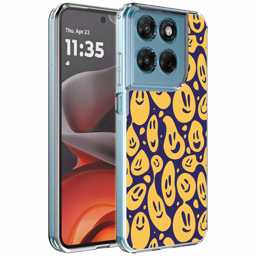 Geschikt voor Motorola Moto G15
Telefoonhoesje met Smiley Emoji opdruk - Draadloos op te laden - Shockproof
Siliconen TPU Strong Case - Sterk Schokbestendig Telefoonhoesje