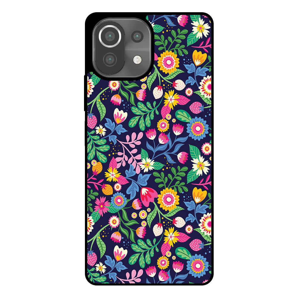 Telefoonhoesje
Geschikt voor Xiaomi 11 Lite met bloemen opdruk - TPU backcover case flower
design