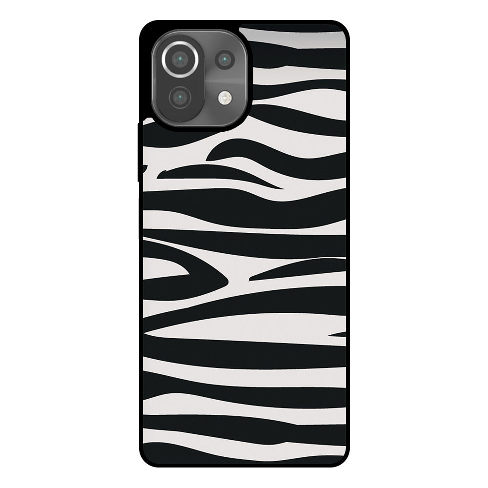 Telefoonhoesje
Geschikt voor Xiaomi 11 Lite met zebra opdruk - TPU backcover case zebra
design - Zwart Wit
