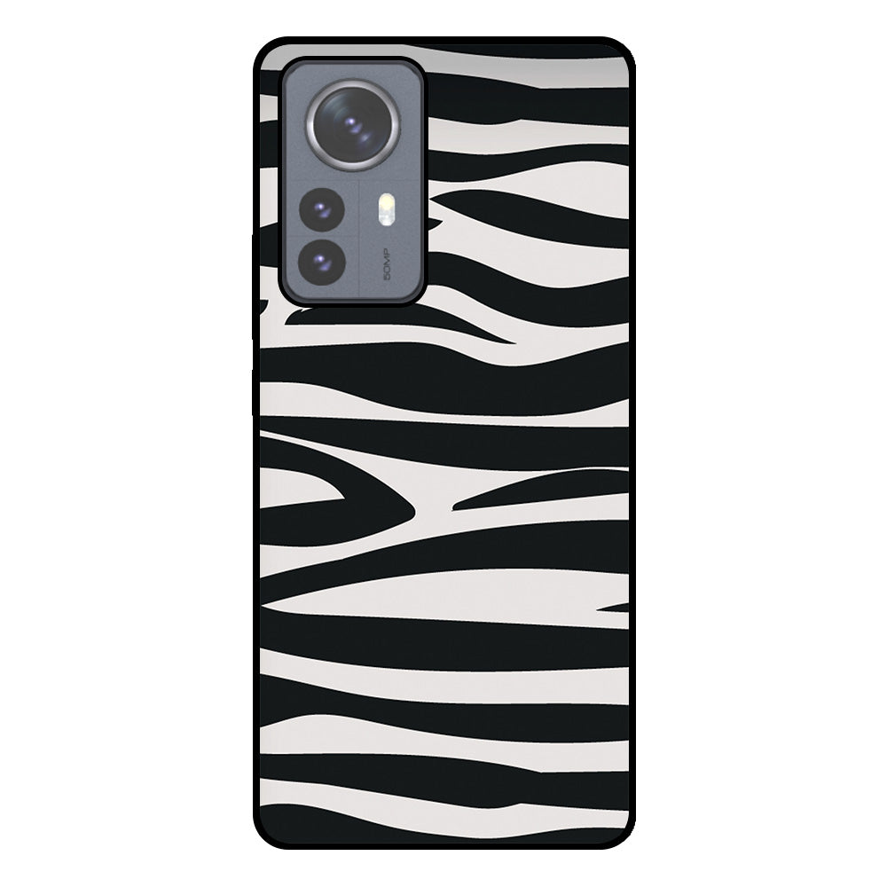 Telefoonhoesje
Geschikt voor Xiaomi 12 Pro met zebra opdruk - TPU backcover case zebra
design - Zwart Wit