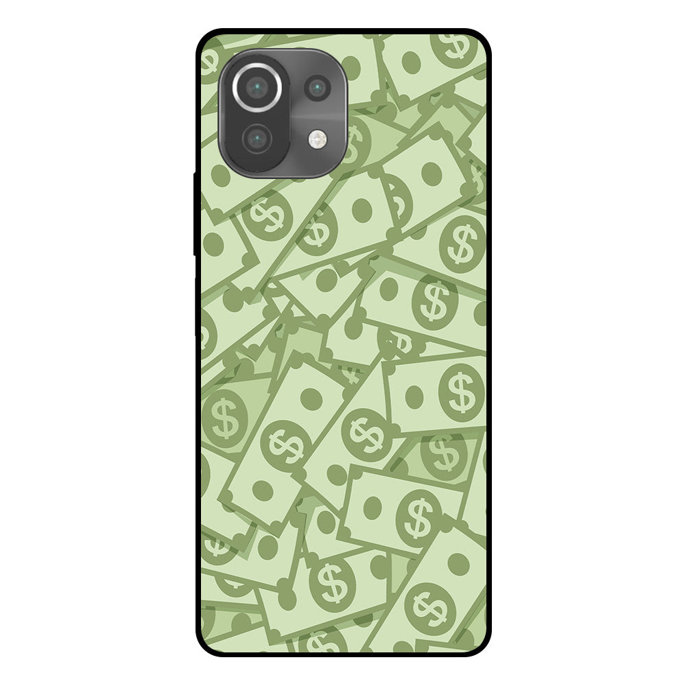 Telefoonhoesje Geschikt voor Xiaomi Mi 11 Lite met
Geld Opdruk - TPU Backcover Case With Money Design