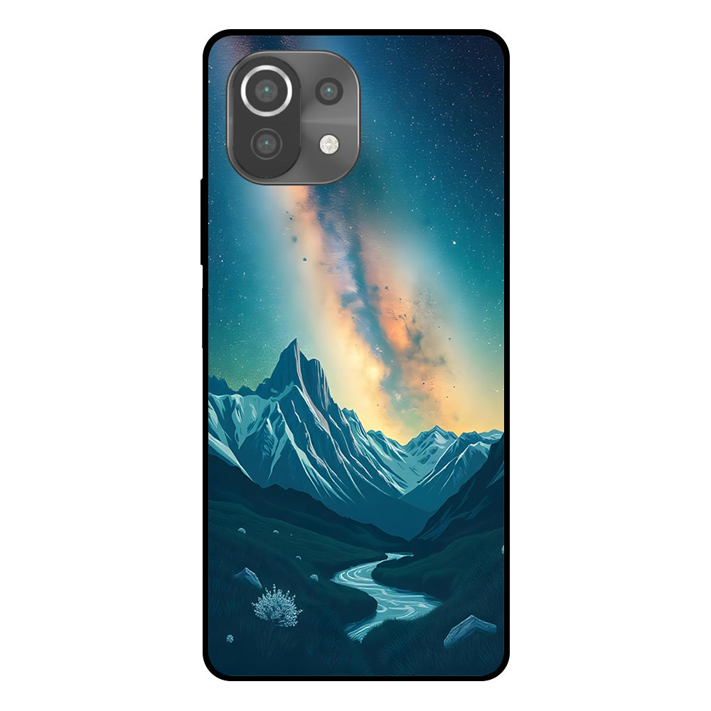 Telefoonhoesje Geschikt voor Xiaomi Mi 11 Lite met
Sterrenhemel Opdruk - TPU Backcover Case With Space And Milkyway Design
