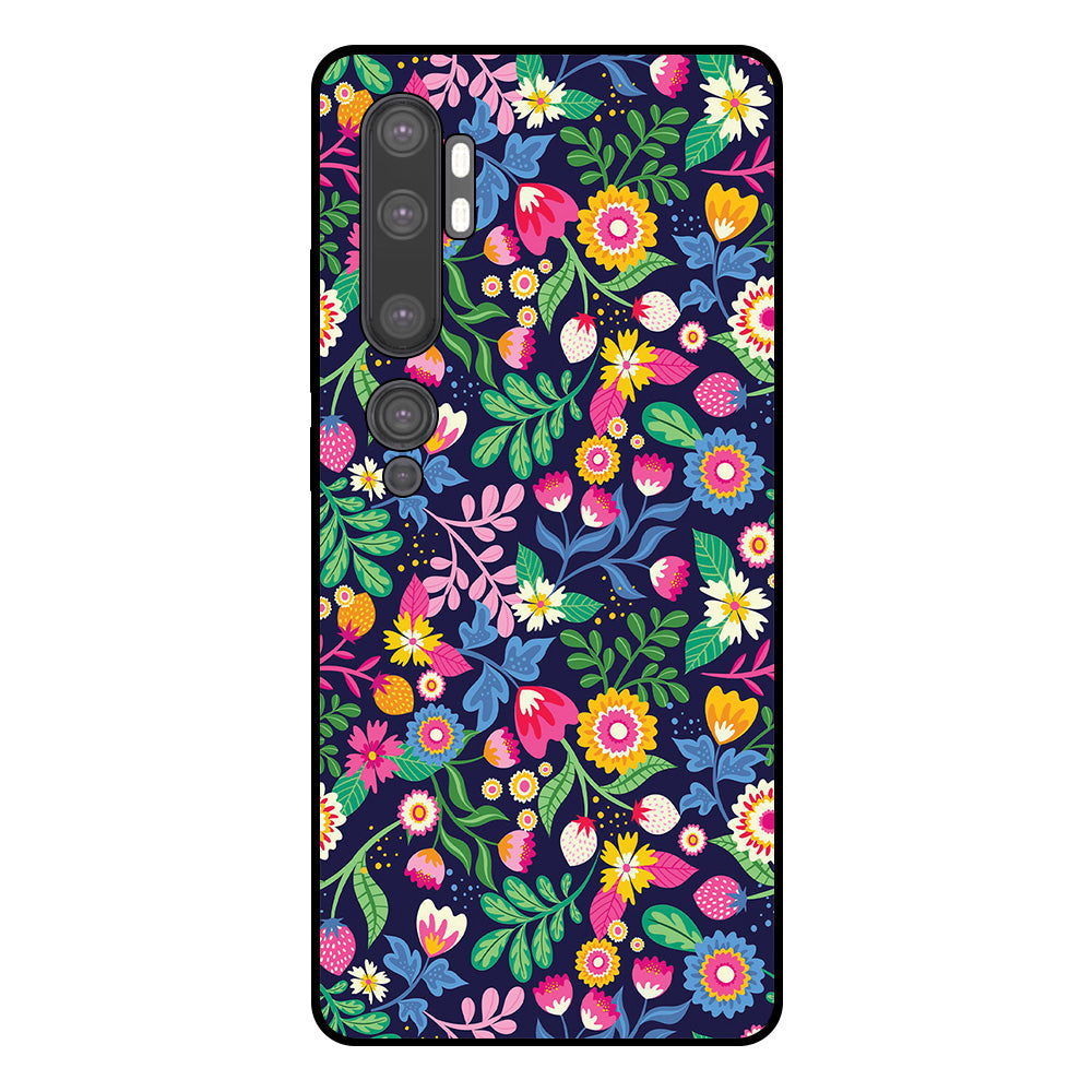 Telefoonhoesje Geschikt voor Xiaomi Mi Note 10 / 10
Pro met bloemen opdruk - TPU backcover case flower design