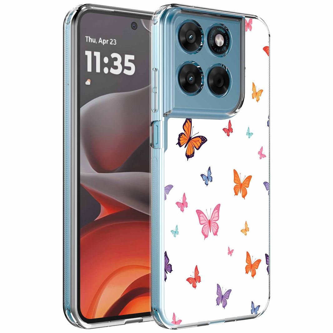 Geschikt voor Motorola Moto G15
Telefoonhoesje met Vlinder opdruk opdruk - Draadloos op te laden - Shockproof
Siliconen TPU Strong Case - Sterk Schokbestendig Telefoonhoesje