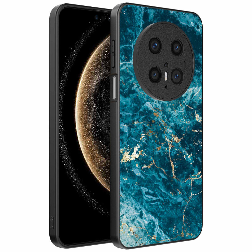 Geschikt voor
Huawei Mate 70 Pro / 70 Pro Plus Telefoonhoesje met marmer opdruk - TPU
backcover case blue marble design - Blauw - Smartphonica