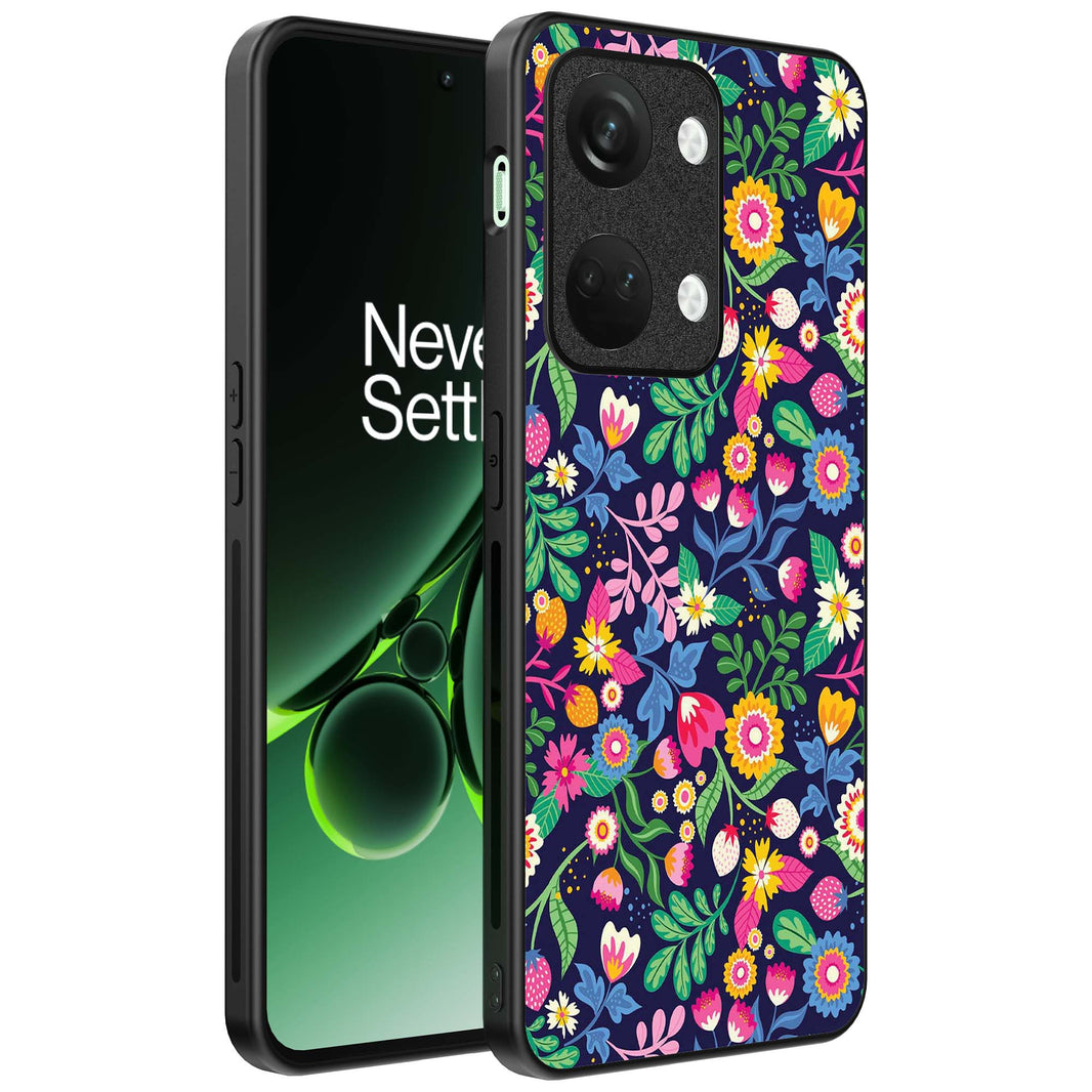 Telefoonhoesje
Geschikt voor OnePlus Nord 3 met bloemen opdruk - TPU backcover case flower
design