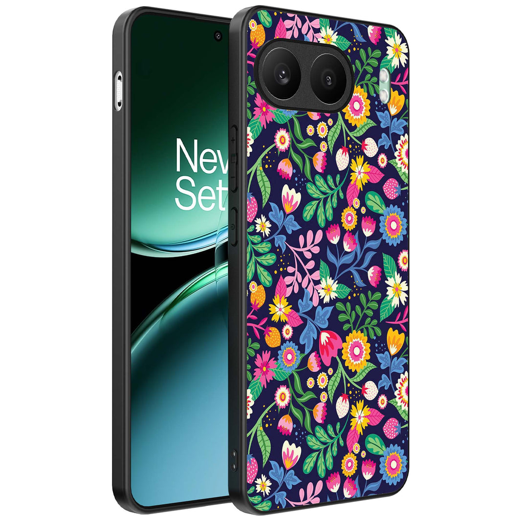 Telefoonhoesje
Geschikt voor OnePlus Nord 4 met bloemen opdruk - TPU backcover case flower
design