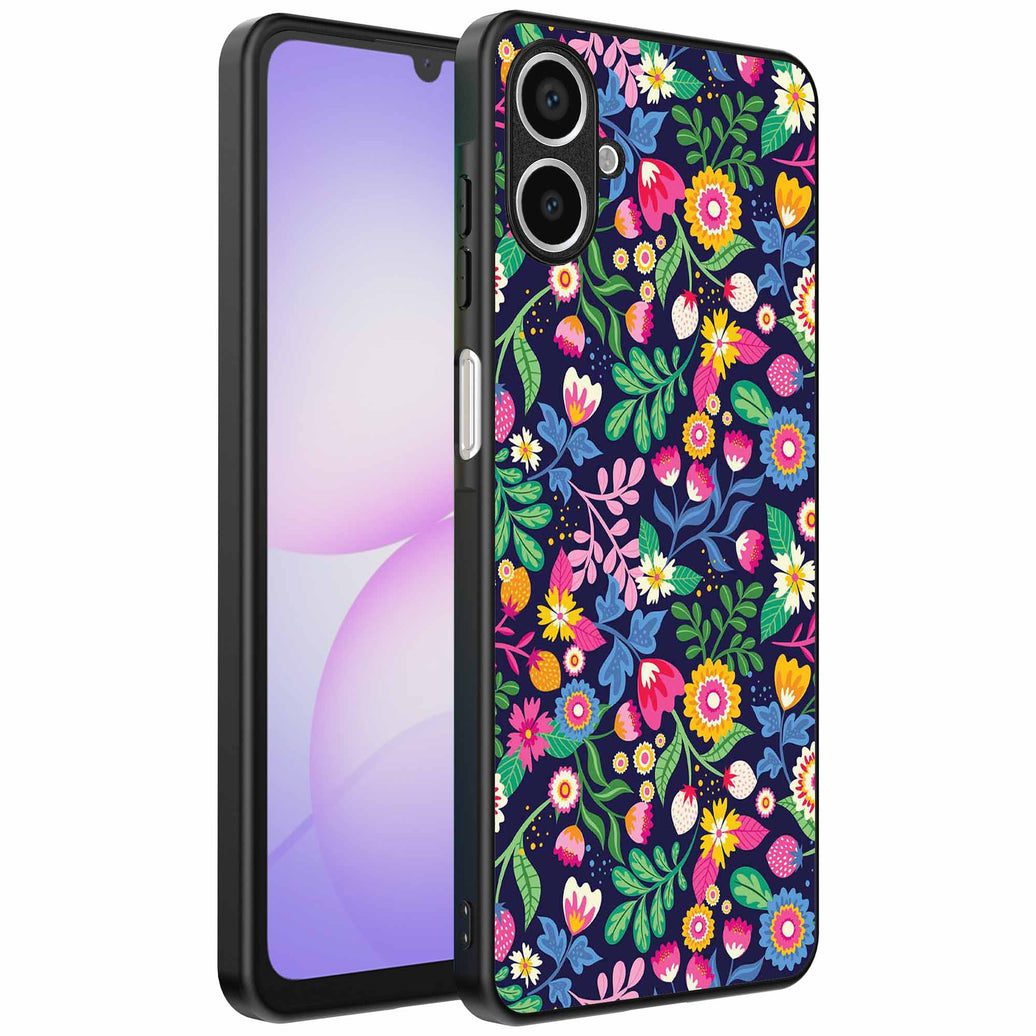 Geschikt voor
Samsung Galaxy A07 Telefoonhoesje met bloemen opdruk - TPU backcover case
flower design - Smartphonica