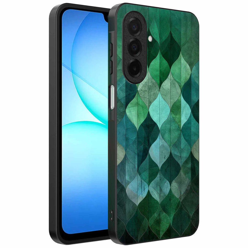 Geschikt voor
Samsung Galaxy A17 Telefoonhoesje met Groene Bladeren Opdruk - TPU Backcover
Case Green Leafs Design - Groen - Smartphonica
