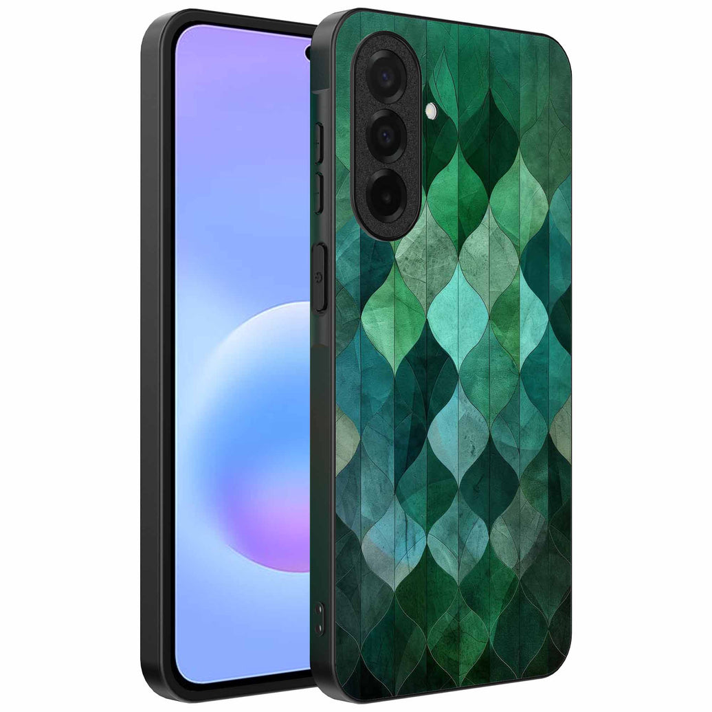 Geschikt voor
Samsung Galaxy A57 Telefoonhoesje met Groene Bladeren Opdruk - TPU Backcover
Case Green Leafs Design - Groen - Smartphonica