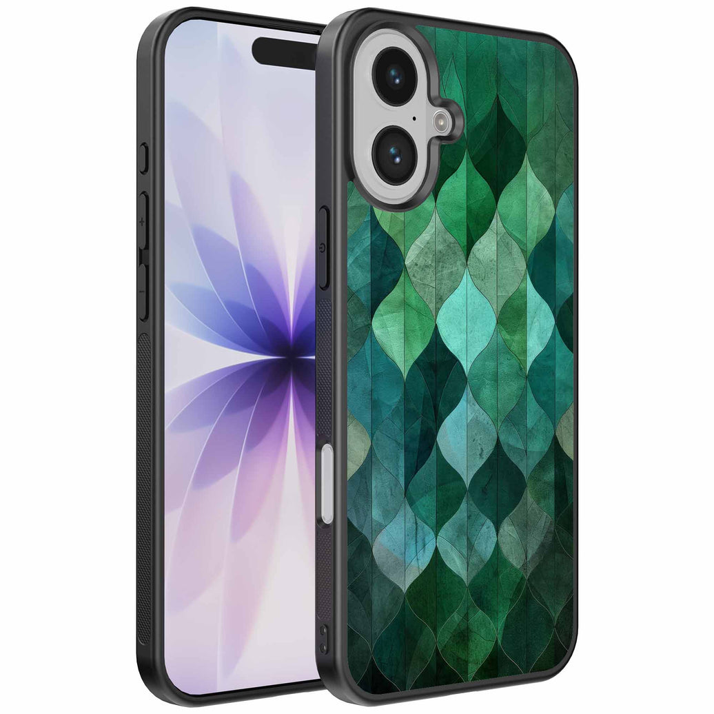 Geschikt voor
iPhone 17 Telefoonhoesje met Groene Bladeren Opdruk - TPU Backcover Case
Green Leafs Design - Groen - Smartphonica
