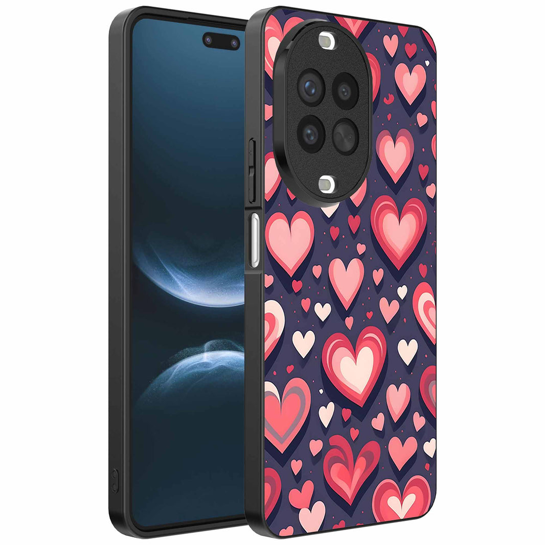 Geschikt voor
Huawei Nova 14 Pro Telefoonhoesje met Hartjes Opdruk - TPU Backcover Case
With Heart Design - Smartphonica