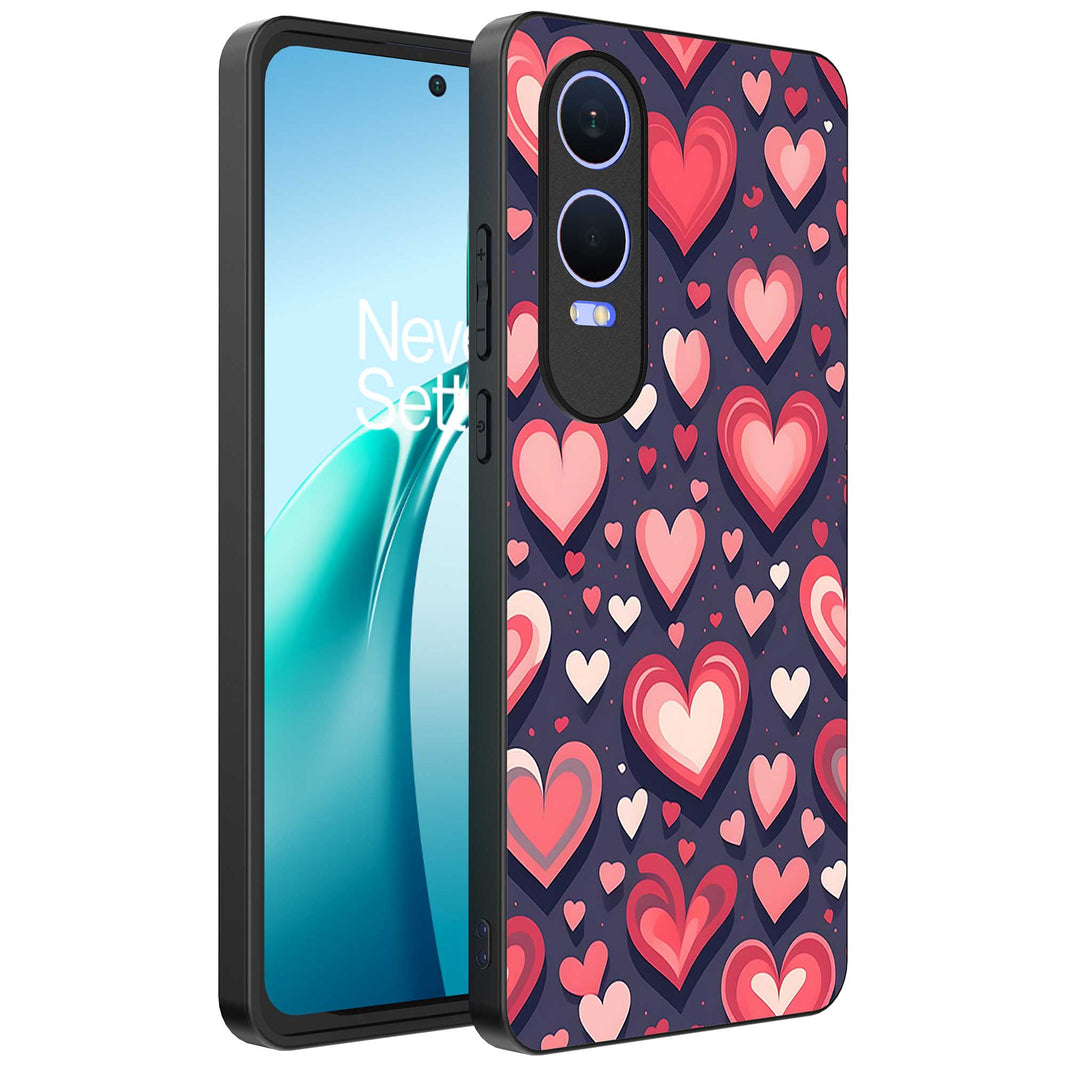 Telefoonhoesje
Geschikt voor OnePlus Nord CE 4 Lite met Hartjes Opdruk - TPU Backcover Case
With Heart Design