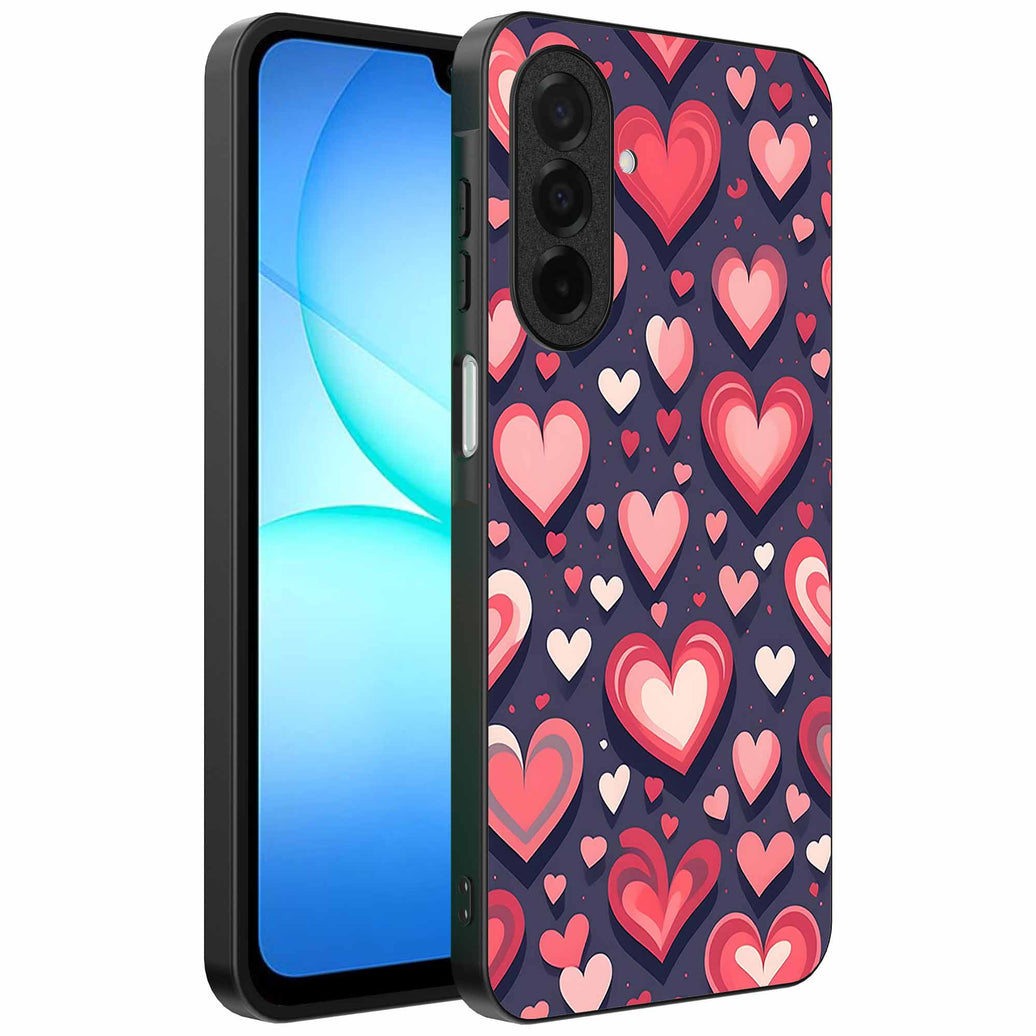 Geschikt voor
Samsung Galaxy A17 Telefoonhoesje met Hartjes Opdruk - TPU Backcover Case
With Heart Design - Smartphonica
