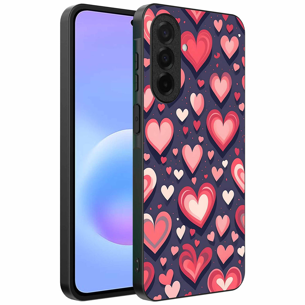 Geschikt voor
Samsung Galaxy A57 Telefoonhoesje met Hartjes Opdruk - TPU Backcover Case
With Heart Design - Smartphonica