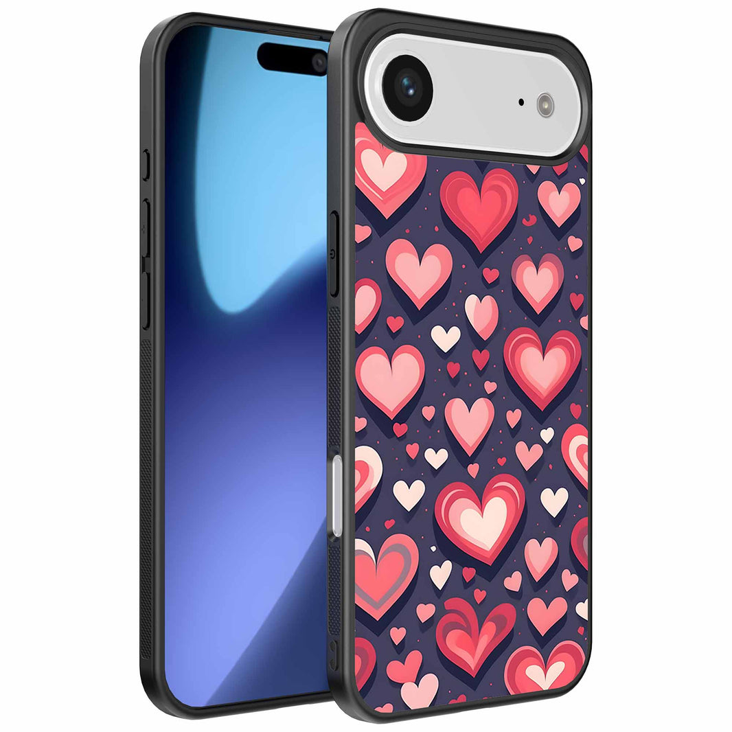 Geschikt voor
iPhone Air Telefoonhoesje met Hartjes Opdruk - TPU Backcover Case With Heart
Design - Smartphonica