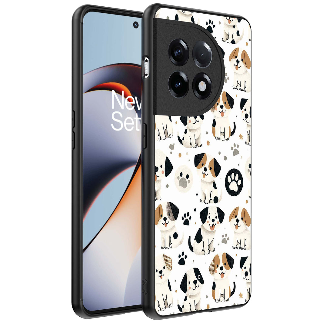 Telefoonhoesje
Geschikt voor OnePlus 11R met honden opdruk - TPU backcover case dog design