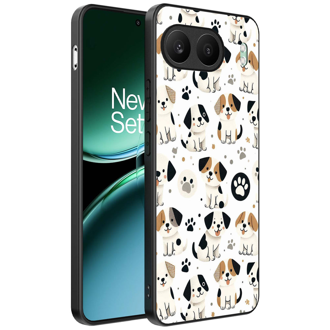 Telefoonhoesje
Geschikt voor OnePlus Nord 4 met honden opdruk - TPU backcover case dog
design