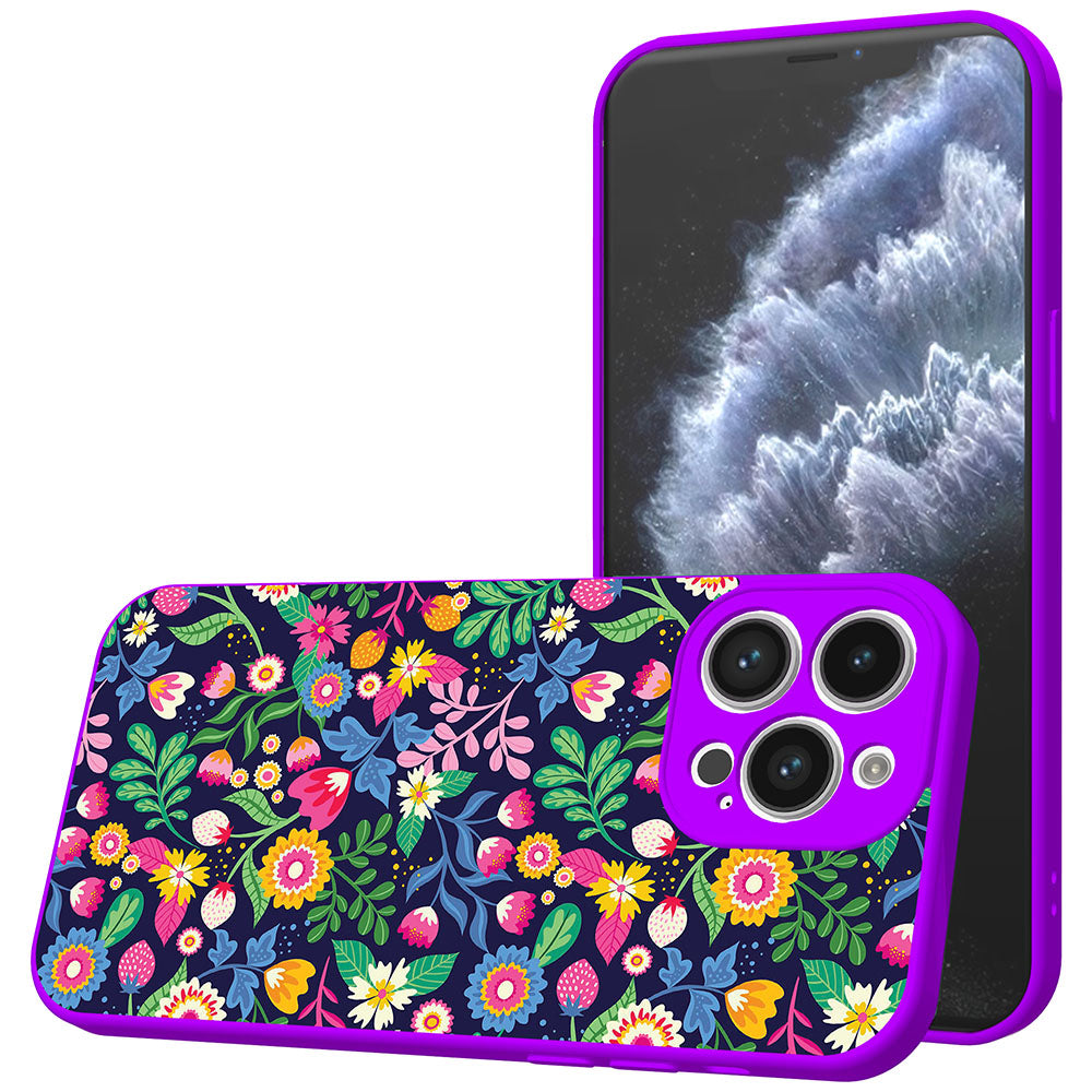 Telefoonhoesje
Geschikt voor iPhone 11 Pro met Bloemen opdruk - TPU Back Cover Case Flower
Design - Paars