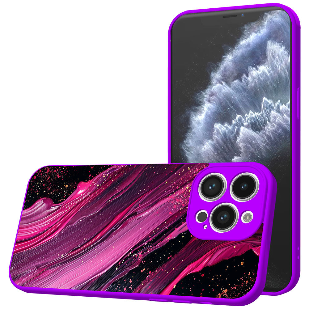 Telefoonhoesje Geschikt voor iPhone 11
Pro met Paars Roze Marmer opdruk - TPU Back Cover Case Purple Rosé Marble
Design - Paars