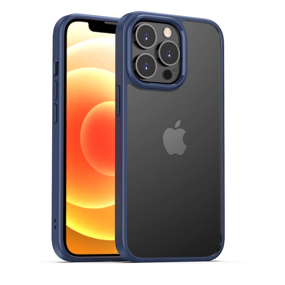 TPU Sterk
Hoesje Met Doorzichtige Achterkant voor iPhone 11 Pro Max - Blauw