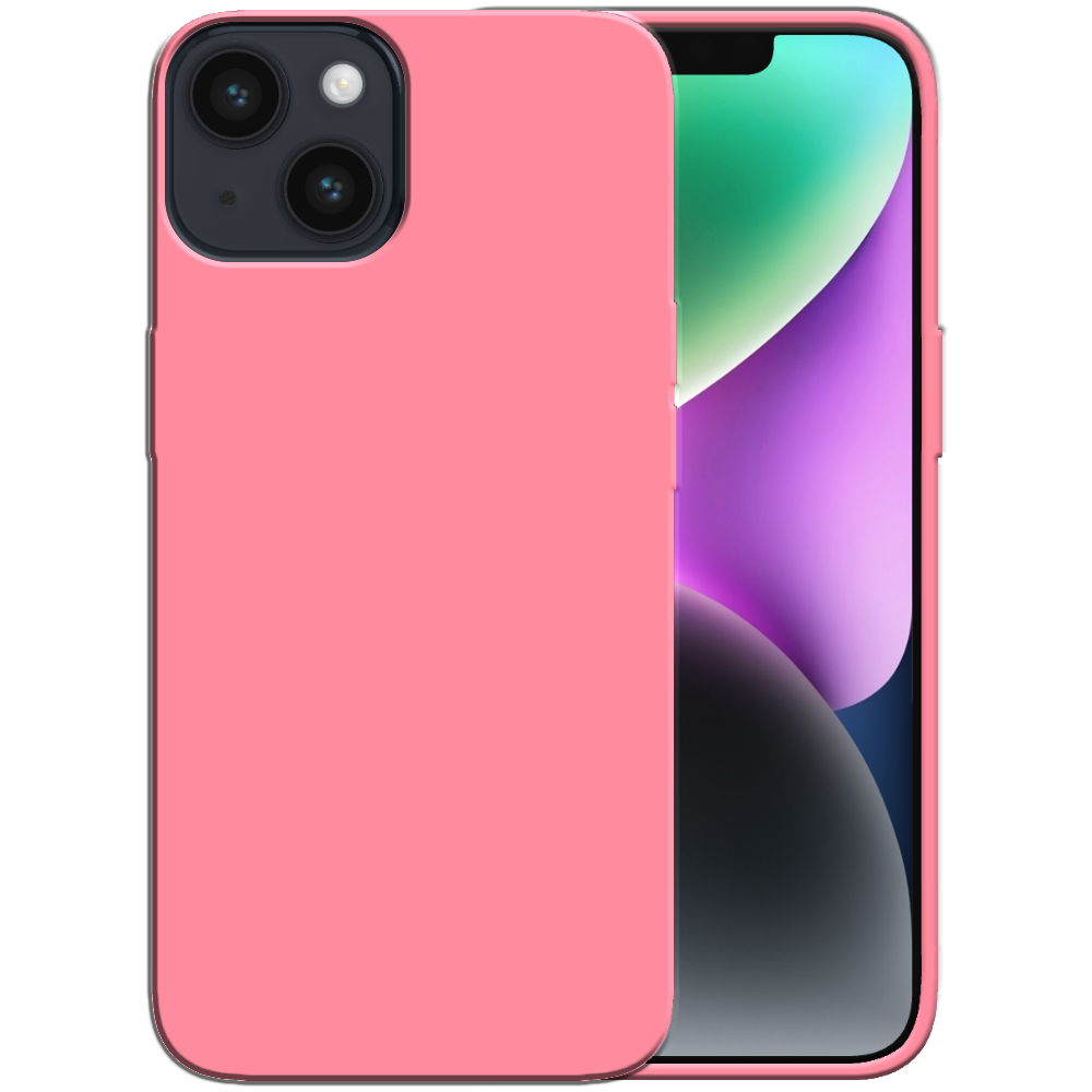 Siliconen hoesje voor iPhone 14 case met
zachte binnenkant - Roze