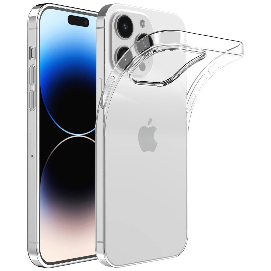 Telefoonhoesje Geschikt voor
iPhone 14 Pro Max Transparant Siliconen
- Doorzichtig Clear Case Back Cover