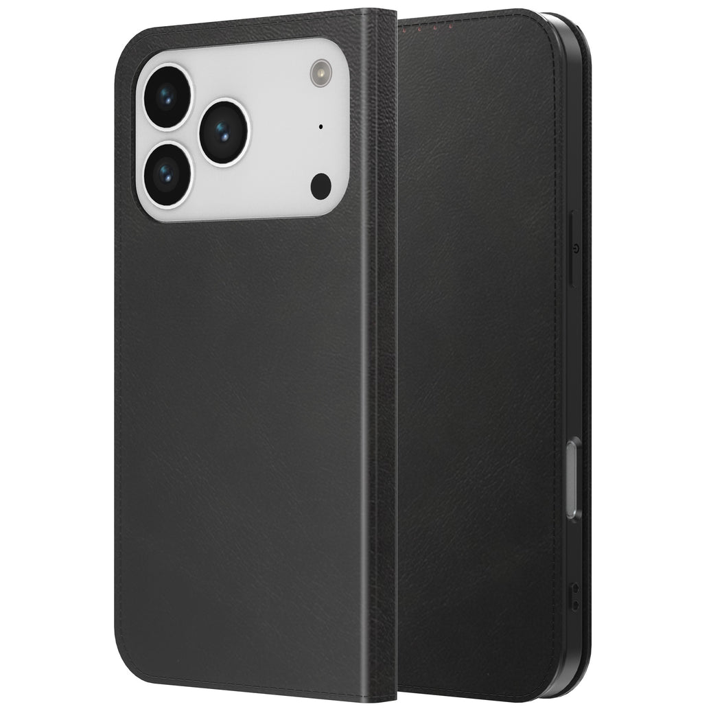 Geschikt voor iPhone 17 Pro
Max Telefoonhoesje Kunstleer met Magnetische sluiting en Pasjeshouder
Bookcase met Klepje - Walletcase with Cardslot - Zwart - Smartphonica