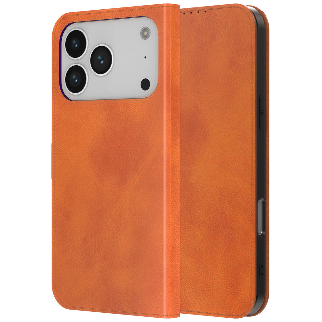 Geschikt voor iPhone 17 Pro
Telefoonhoesje Kunstleer met Magnetische sluiting en Pasjeshouder Bookcase
met Klepje - Walletcase with Cardslot - Bruin - Smartphonica